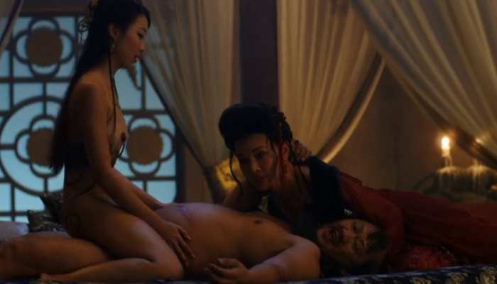 Olivia Cheng sex nude & Leifennie Ang nude scene – Marco Polo s01e06 (2014)